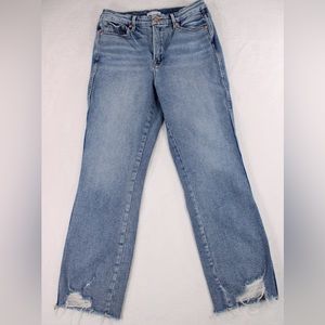 Good American Denim Jeans Distressed Flawed Womens 8, 29